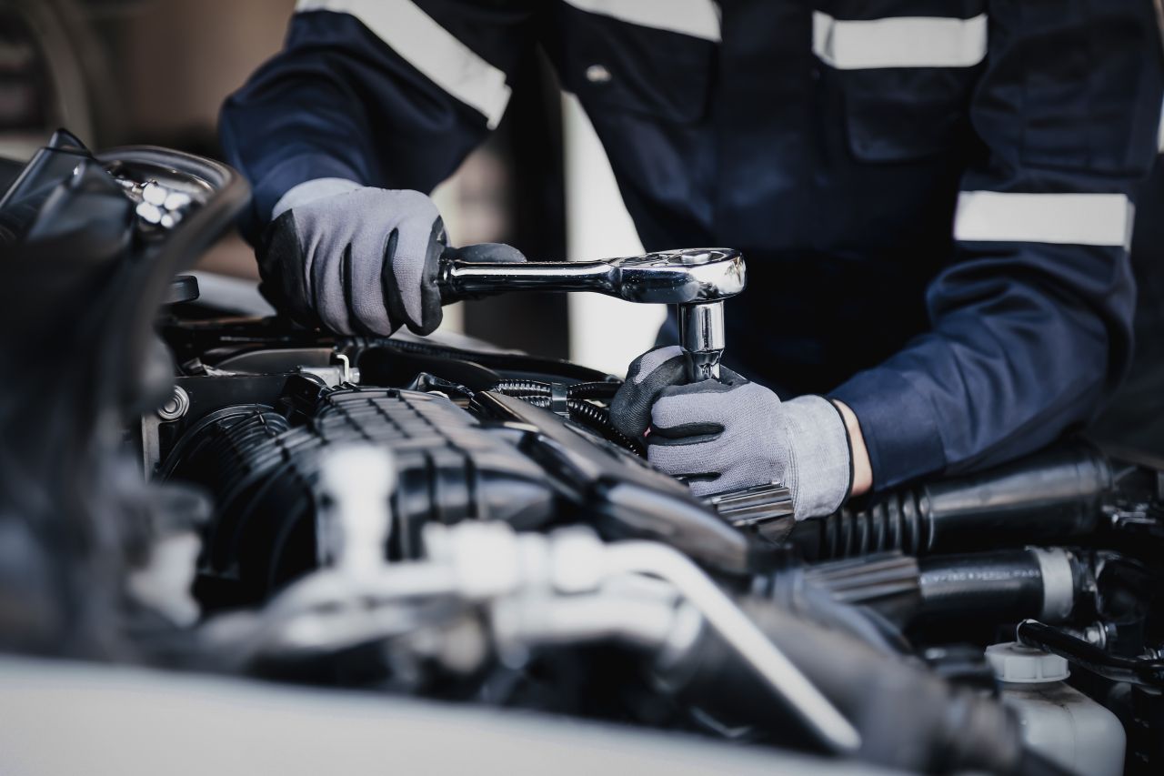 整備作業の様子