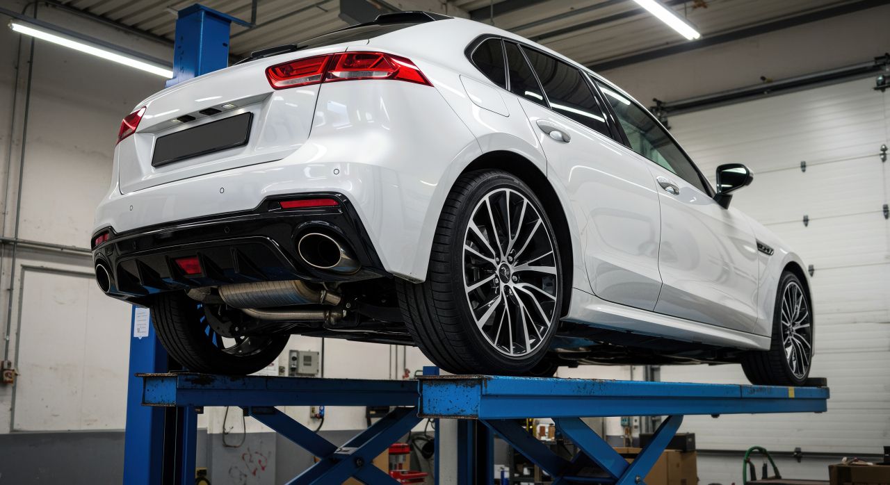 車検作業の様子